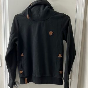 XL (Fits Like a Medium) Black Naketano Hoodie
